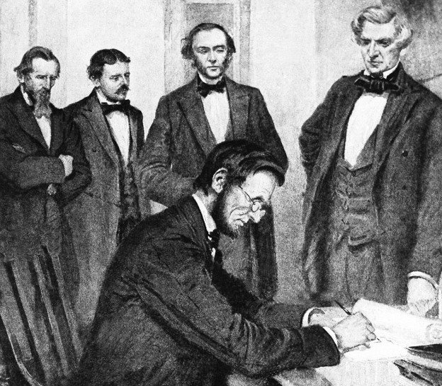 t LA PROCLAMATION D’MANCIPATION SIGNE PAR LE PRSIDENT ABRAHAM LINCOLN