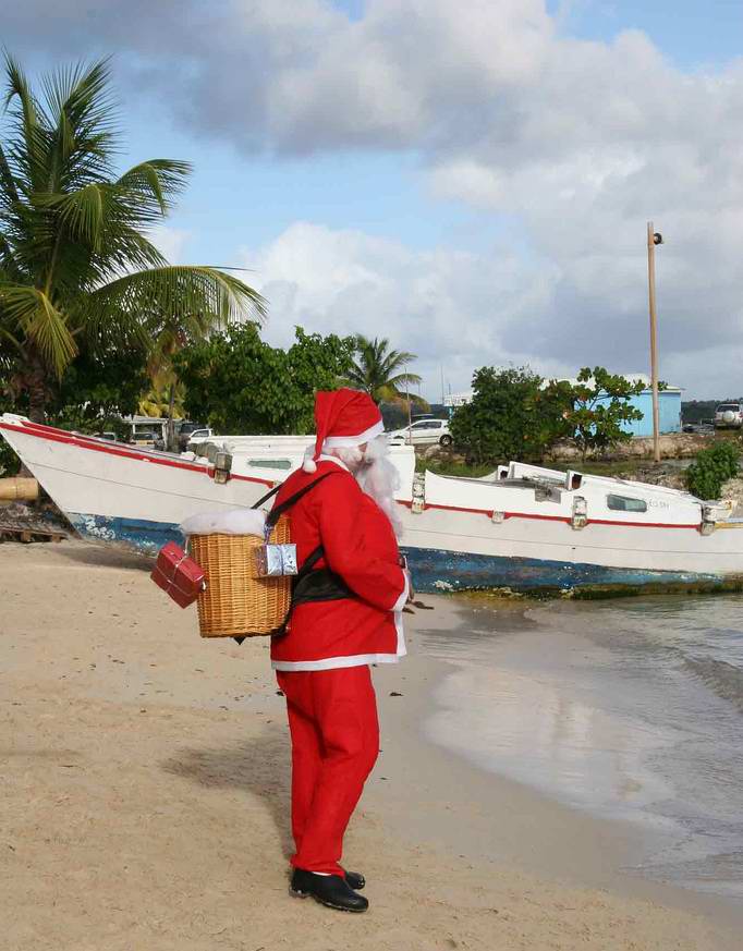 pere noel aux Antilles