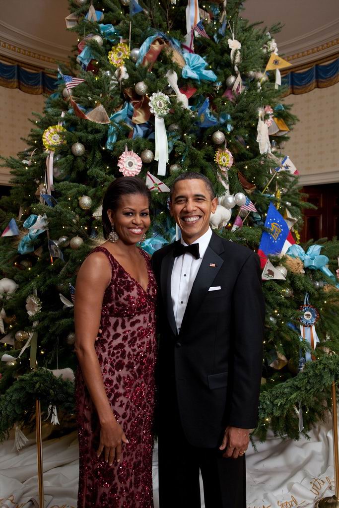 christmas obama white house