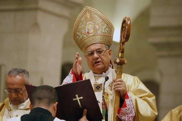 Le Patriarche latin de Jrusalem, Mgr Fouad Twal